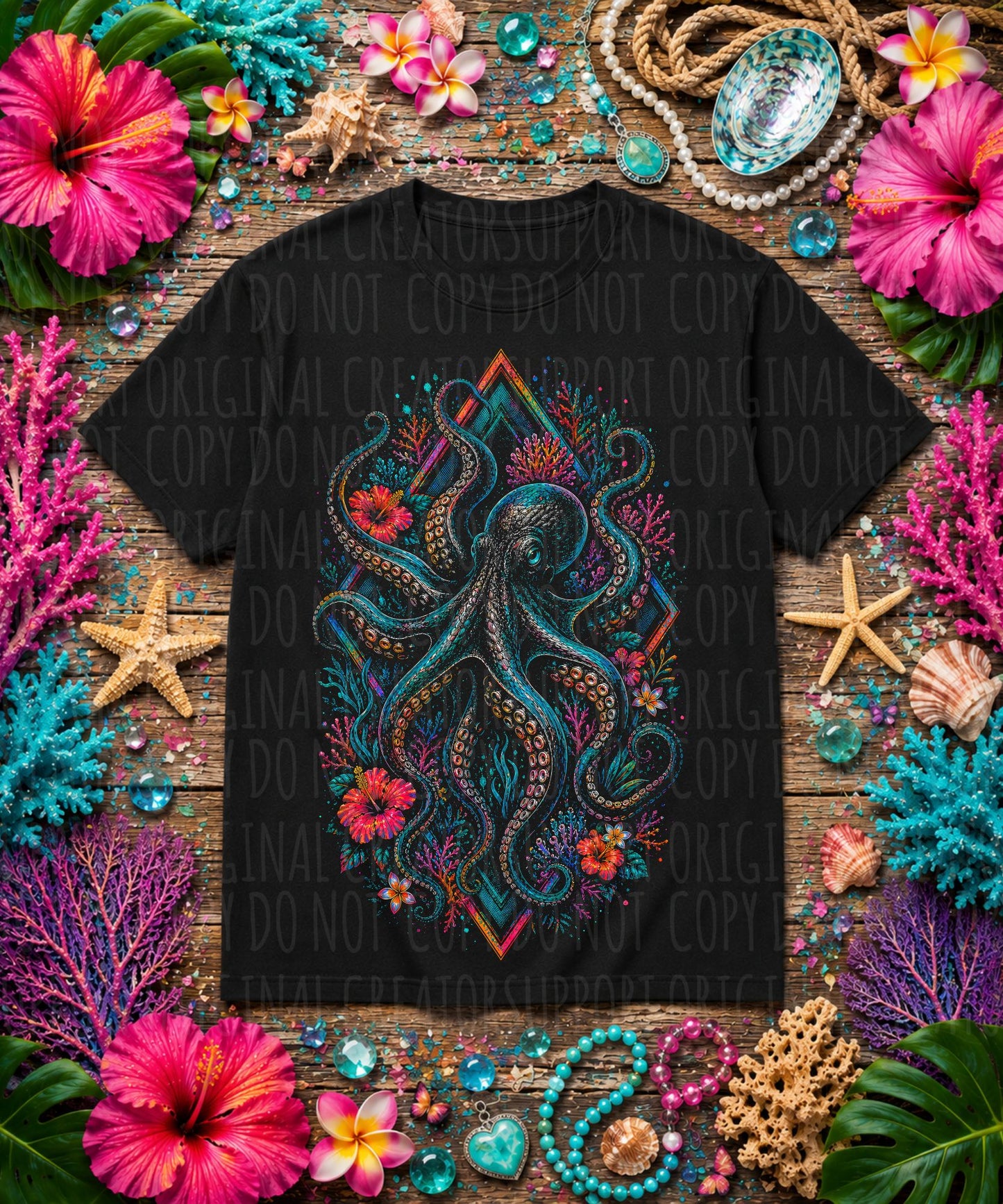 Octopus Tropical Floral