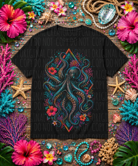 Octopus Tropical Floral