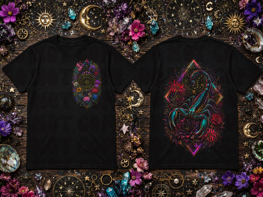 Scorpio Zodiac Blk Tee