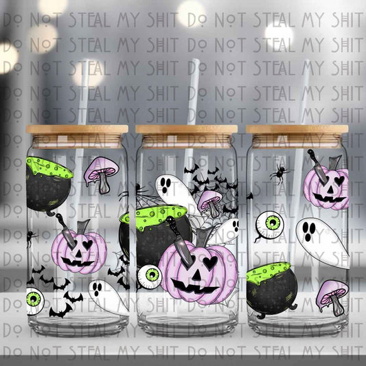 Spooky Mashup Glass Can