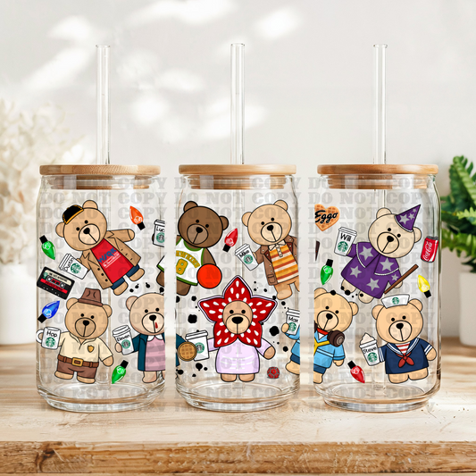 Stranger Things Character Bears Wrap UVDTF