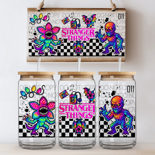 Stranger Things Neon Monster Wrap UVDTF