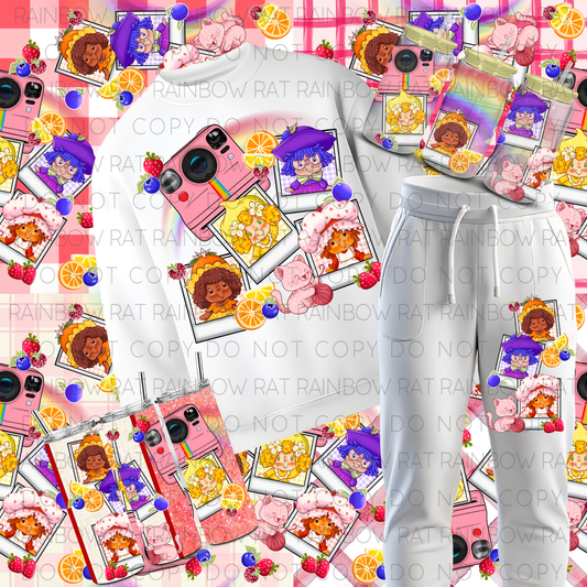 Berry Doll Polaroid Collage