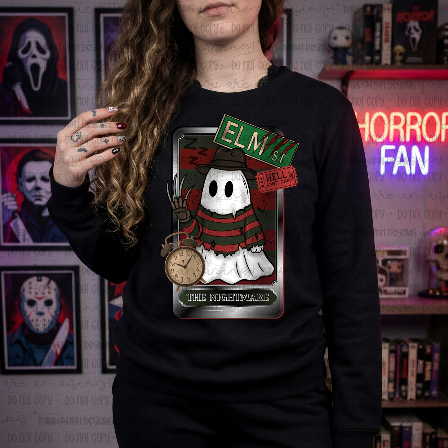 The Nightmare Ghost Tarot Card