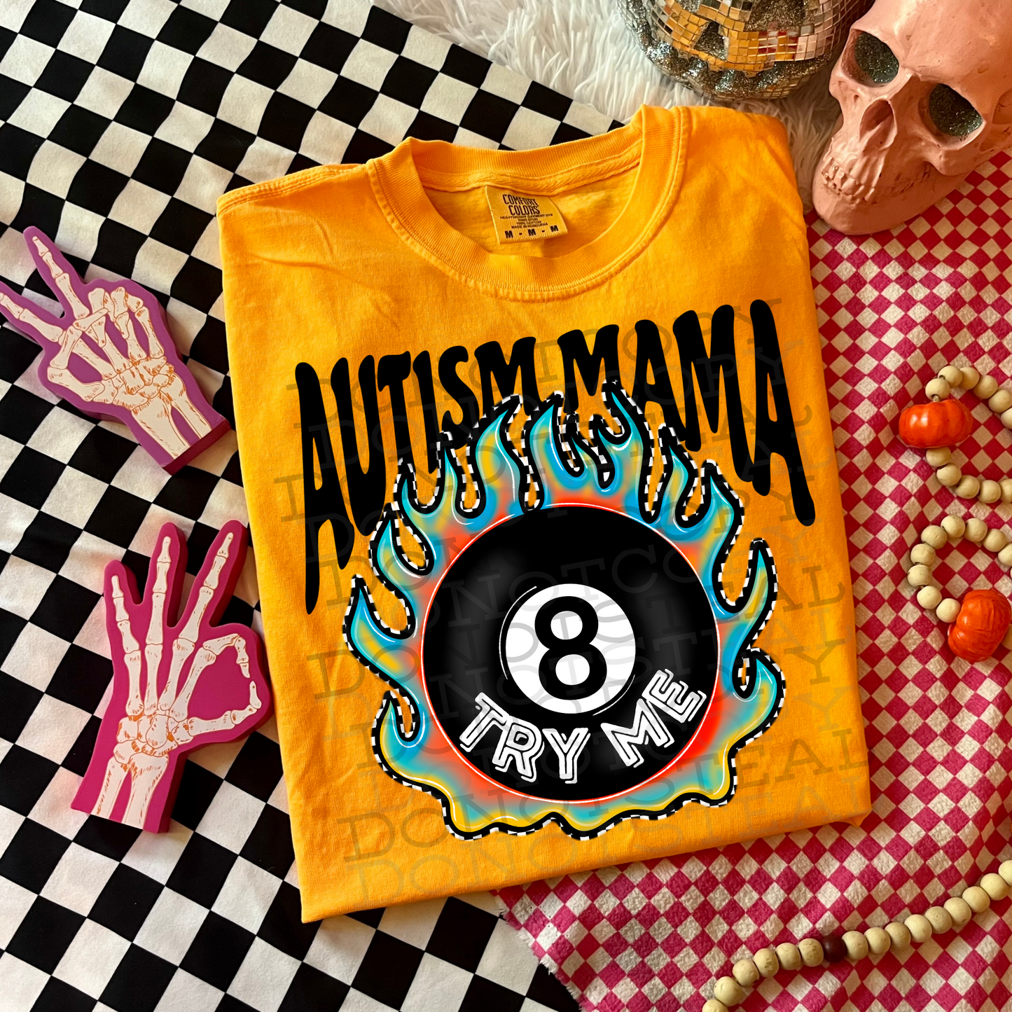 Autism Mama Try Me Black