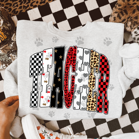 Teacher Checkered