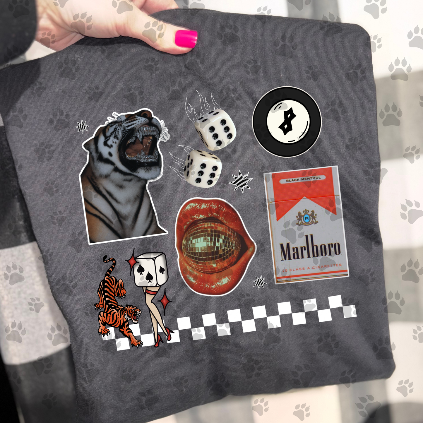 Tiger Dice Glam