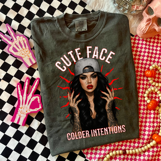 Cute Face Cold Intentions