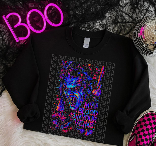 Vampire My Blood In Your Veins (black shirt only)