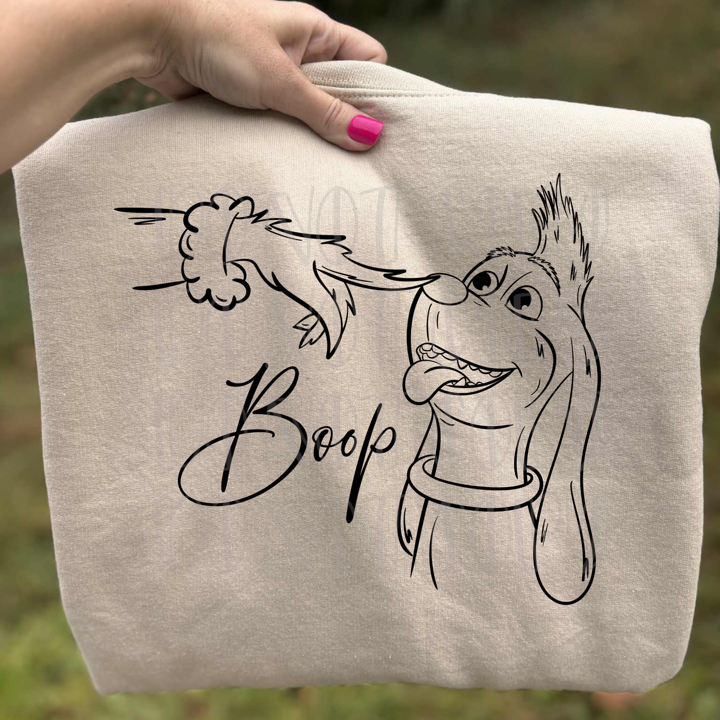 Boop Green Man Dog
