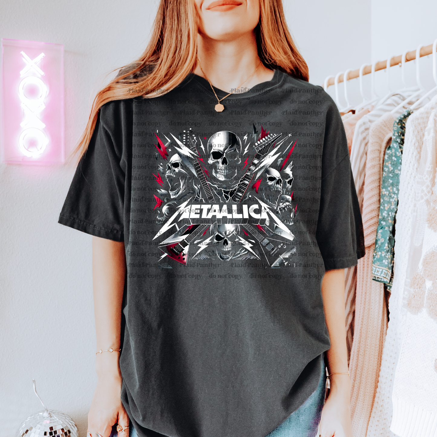 BLACK TEE ONLY - Metal Lica