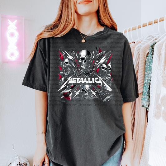 BLACK TEE ONLY - Metal Lica