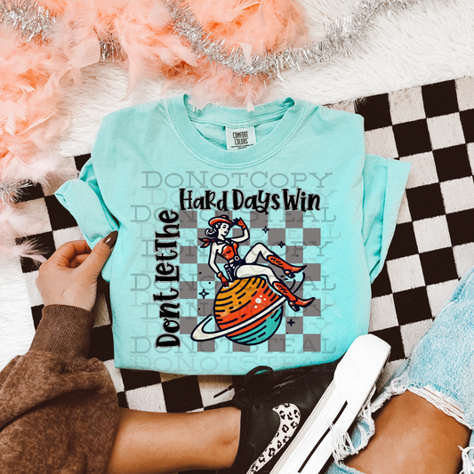 Hard Days - black font