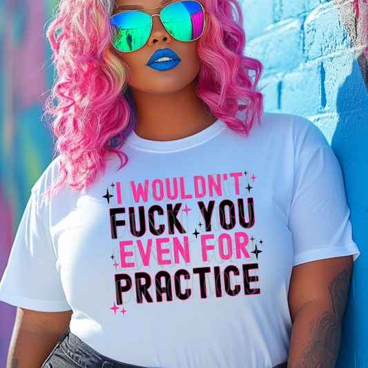 I Wouldn't Fuck You Even for Practice