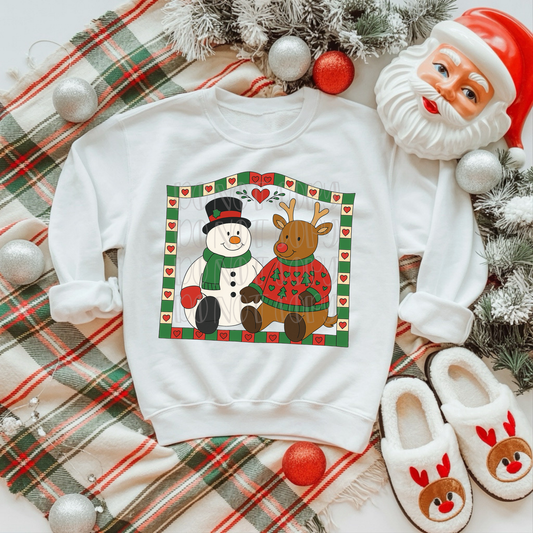 Snowman and Reindeer Friends