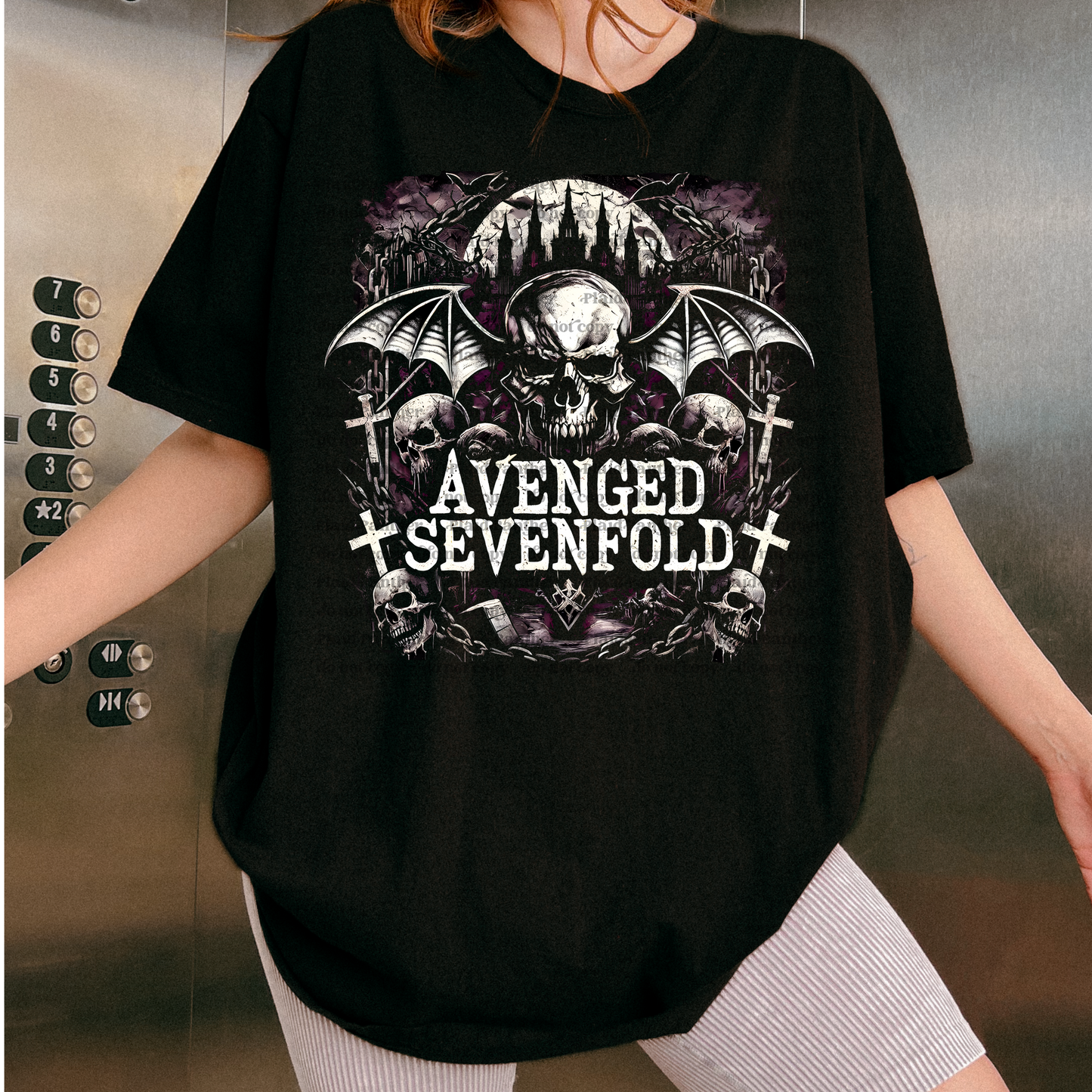 BLACK TEE ONLY -  A 7 Fold