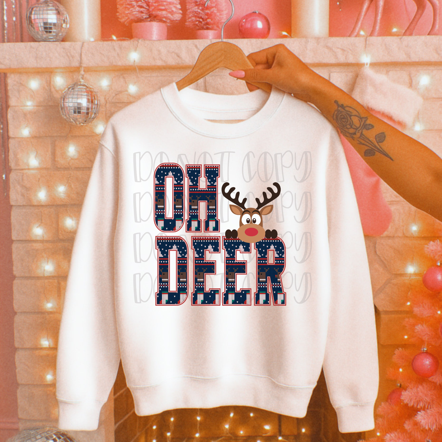 Oh Deer Reindeer Face