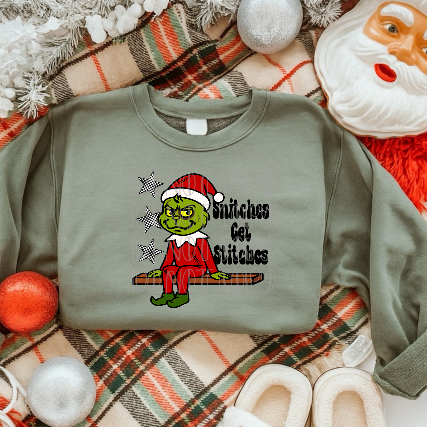 Snitches Get Stitches Elf