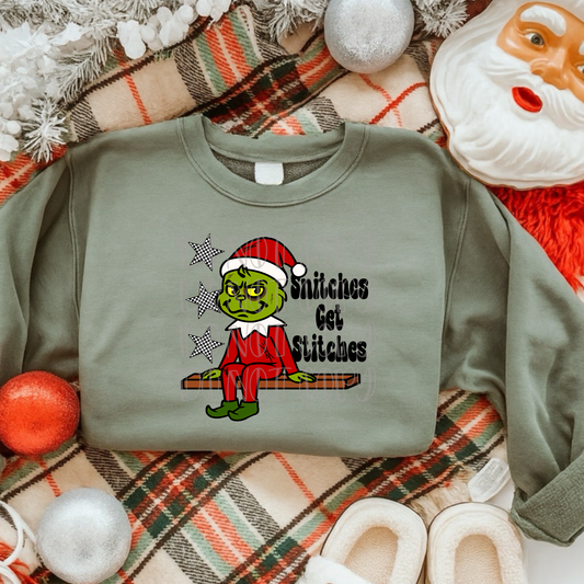 Snitches Get Stitches Elf