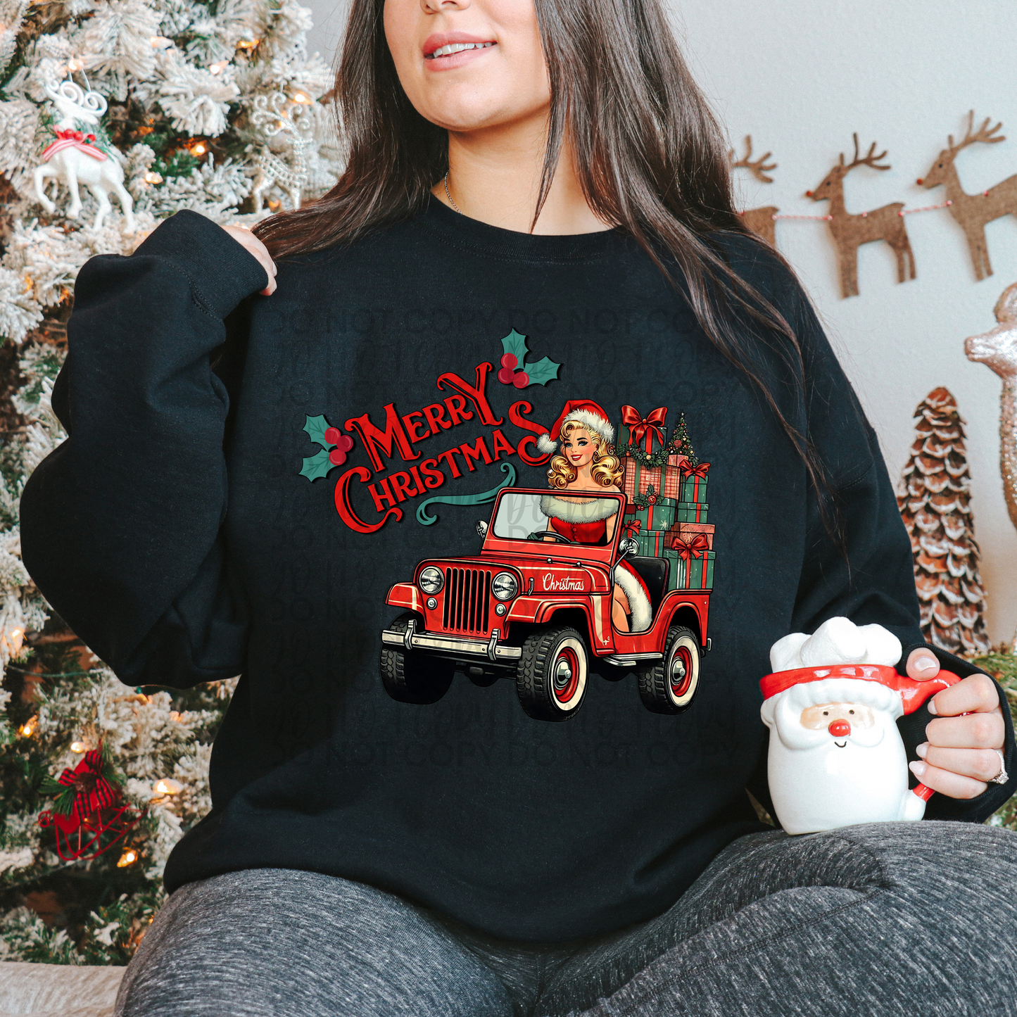 Merry Christmas Jeep Girl