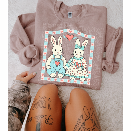 Bunny Couple Vintage