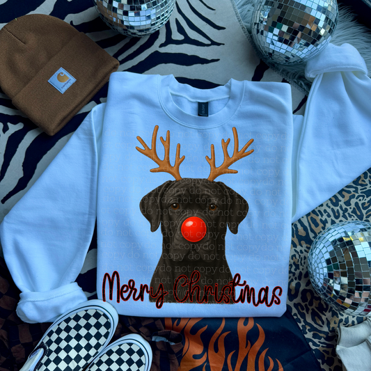 Merry Christmas Black Lab