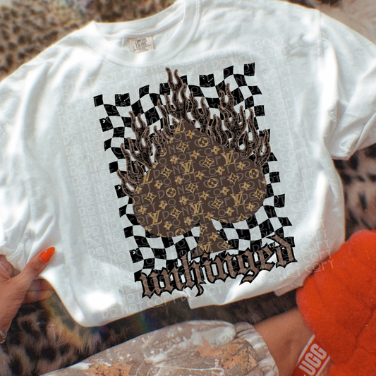 Unhinged Checkered Spade