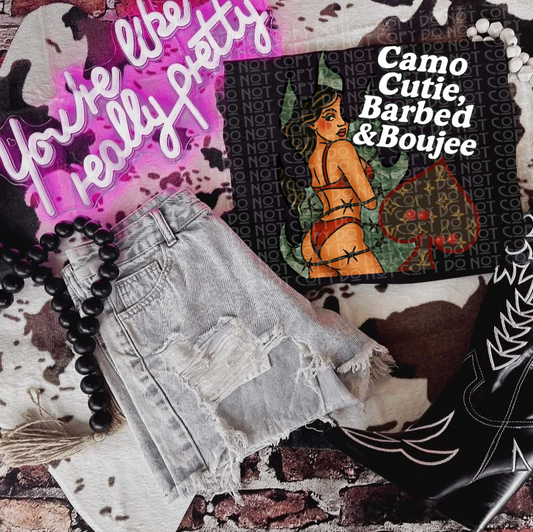 Camo Cutie Barbed and Boujee