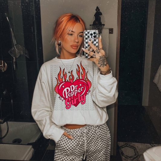 Pepper Soda Girly Flame Heart