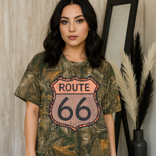 Route 66 Shield Camo