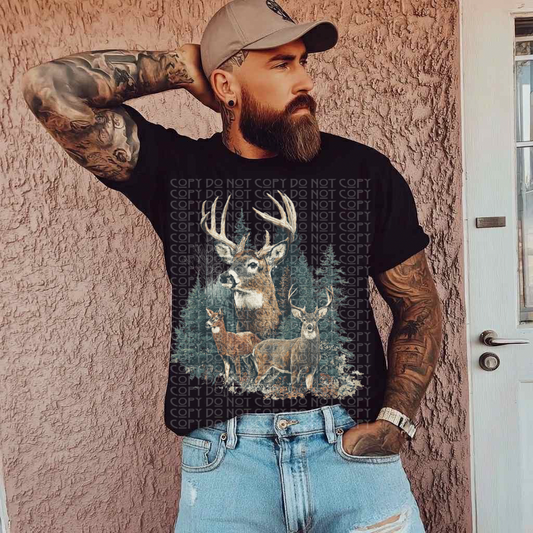 Woodland Deer Family