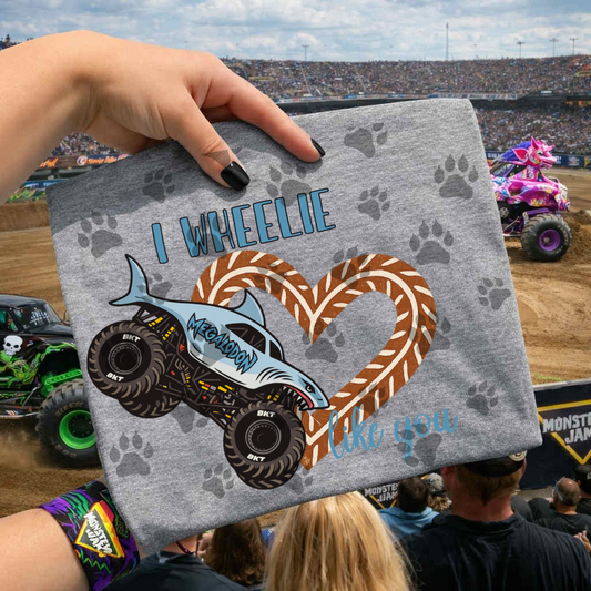 I Wheelie Like You MJ Megalodon