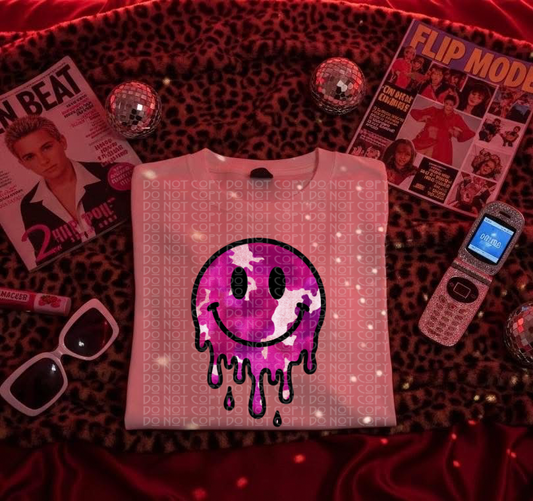 Drippy Purple Smiley