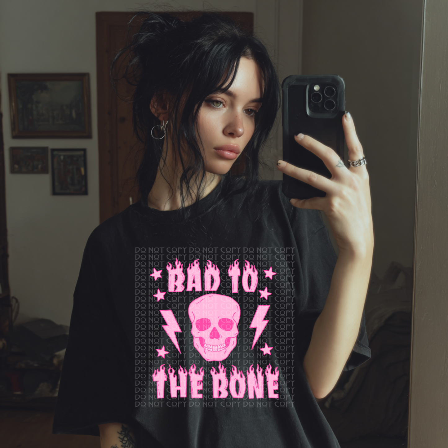 Bad to the Bone Pink