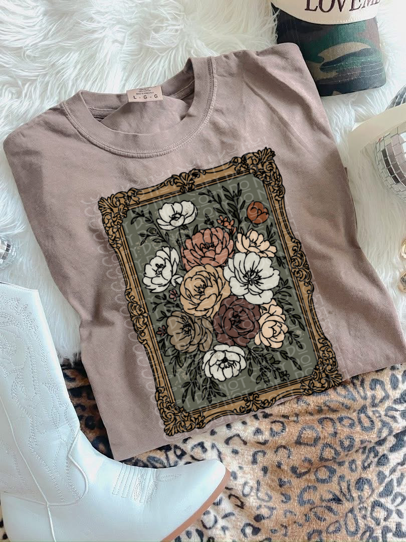 Vintage Floral Frame