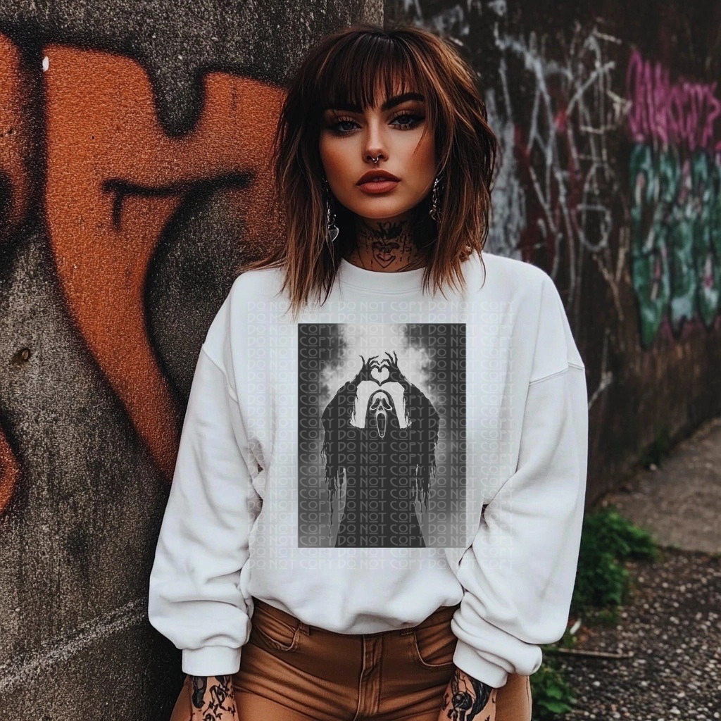 Screaming Mask Monochrome