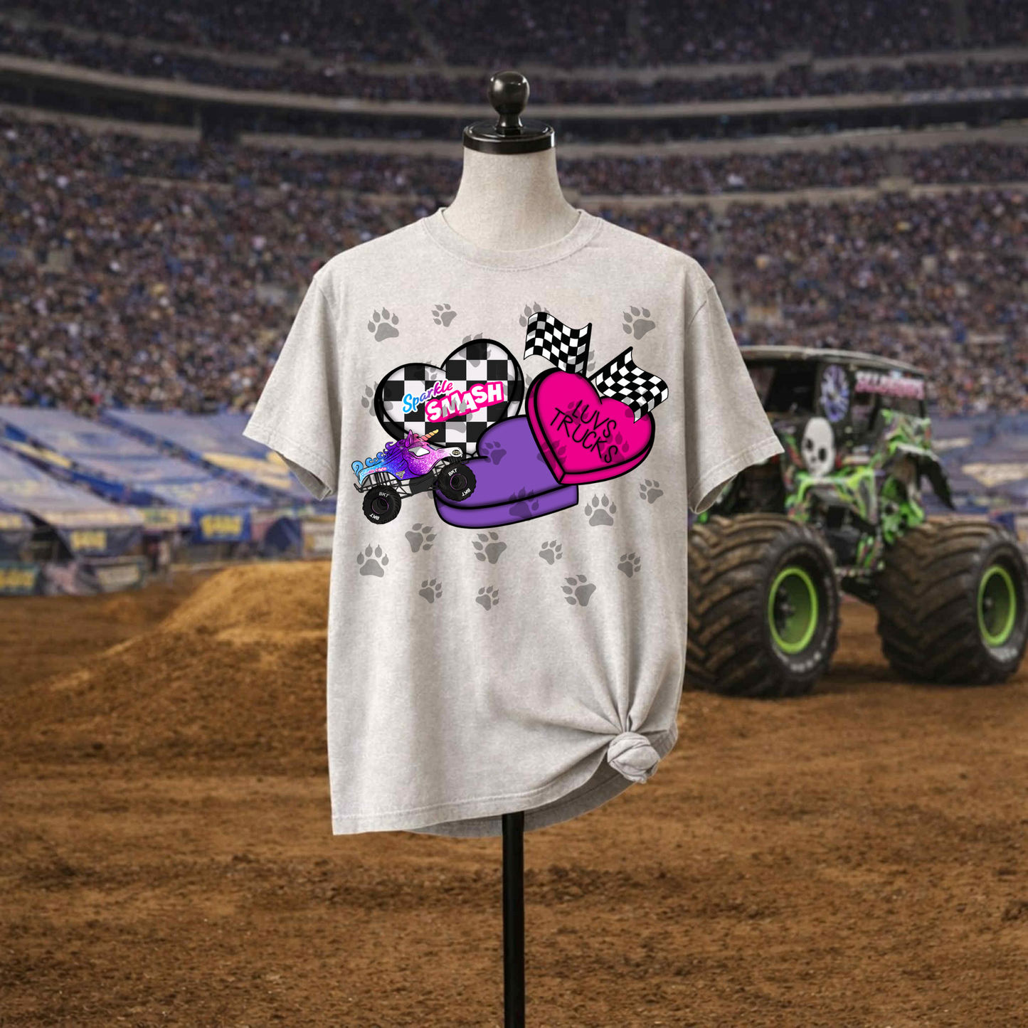 Sparkle Smash Luvs Trucks