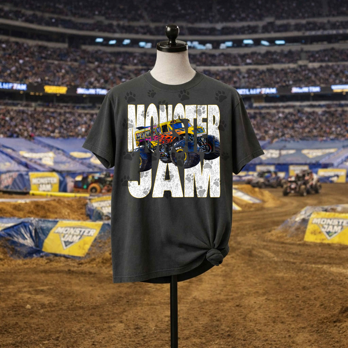 MJ Yellow Monster Truck