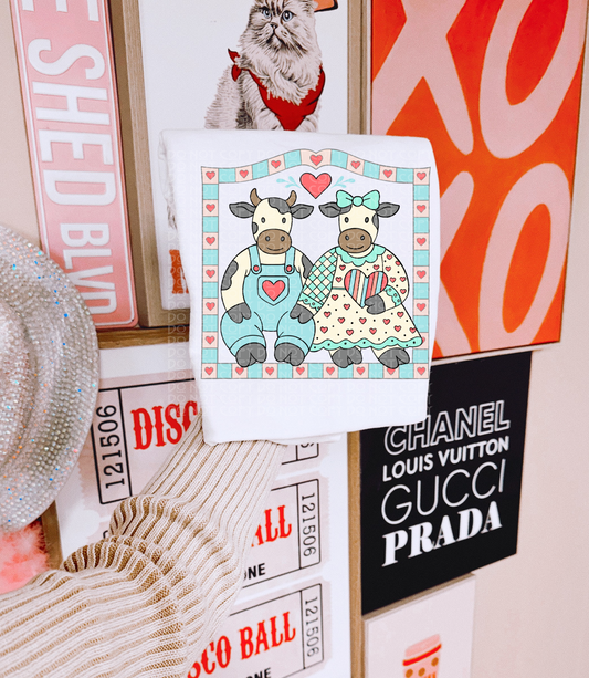 Cow Couple Vintage
