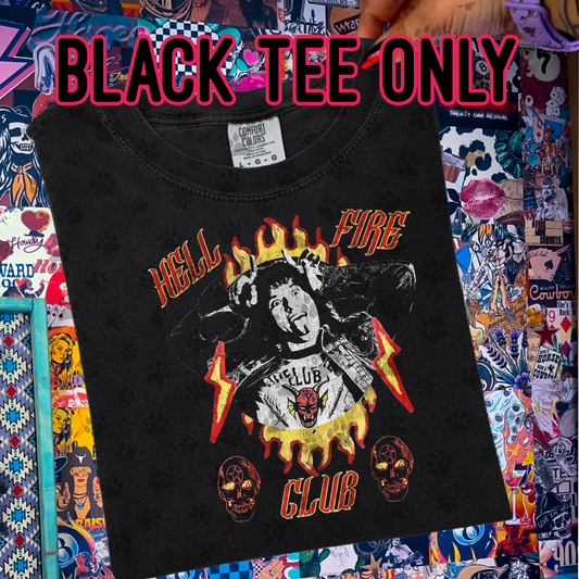 Black Flame Rocker BLK Tee