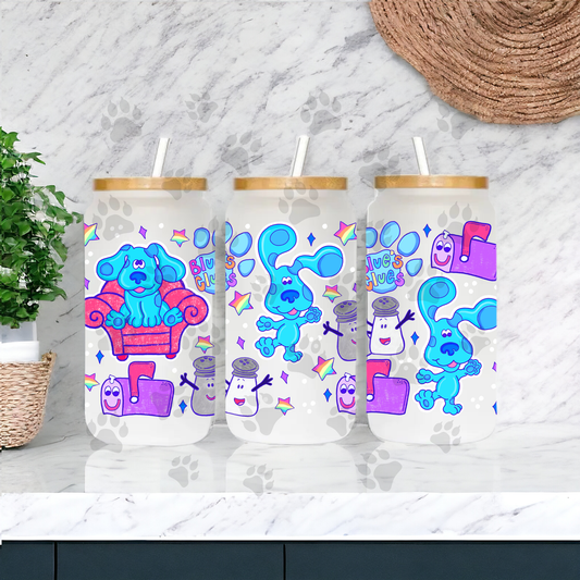 Blue Clues Cup Wrap UV DTF