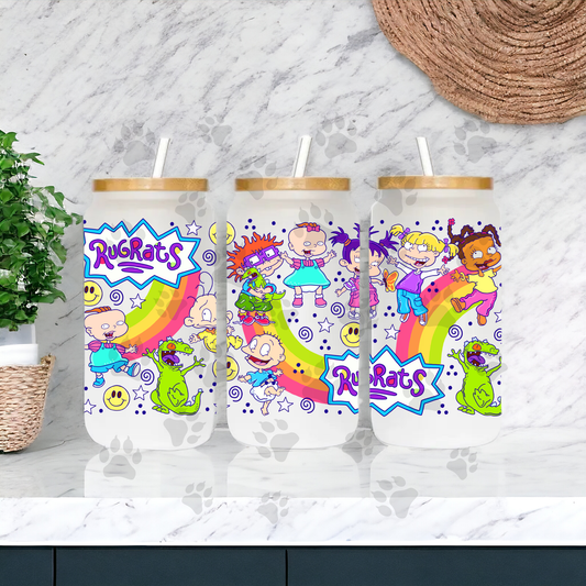 Rugrat Rainbow Cup Wrap UV DTF