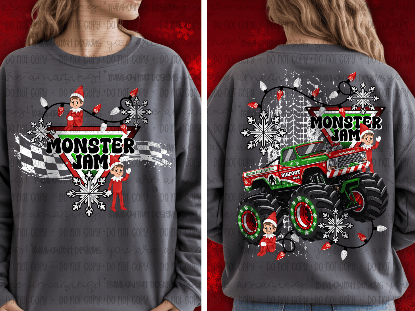 Christmas Bigfoot Monster Jam