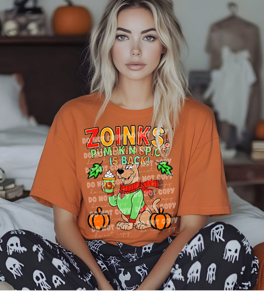 Zoinks Pumpkin Spice is Back