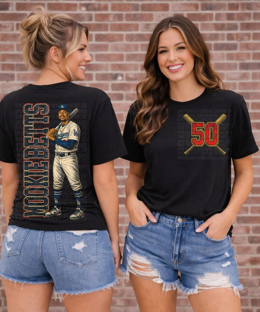 MB Full Body Front Back Black Tee