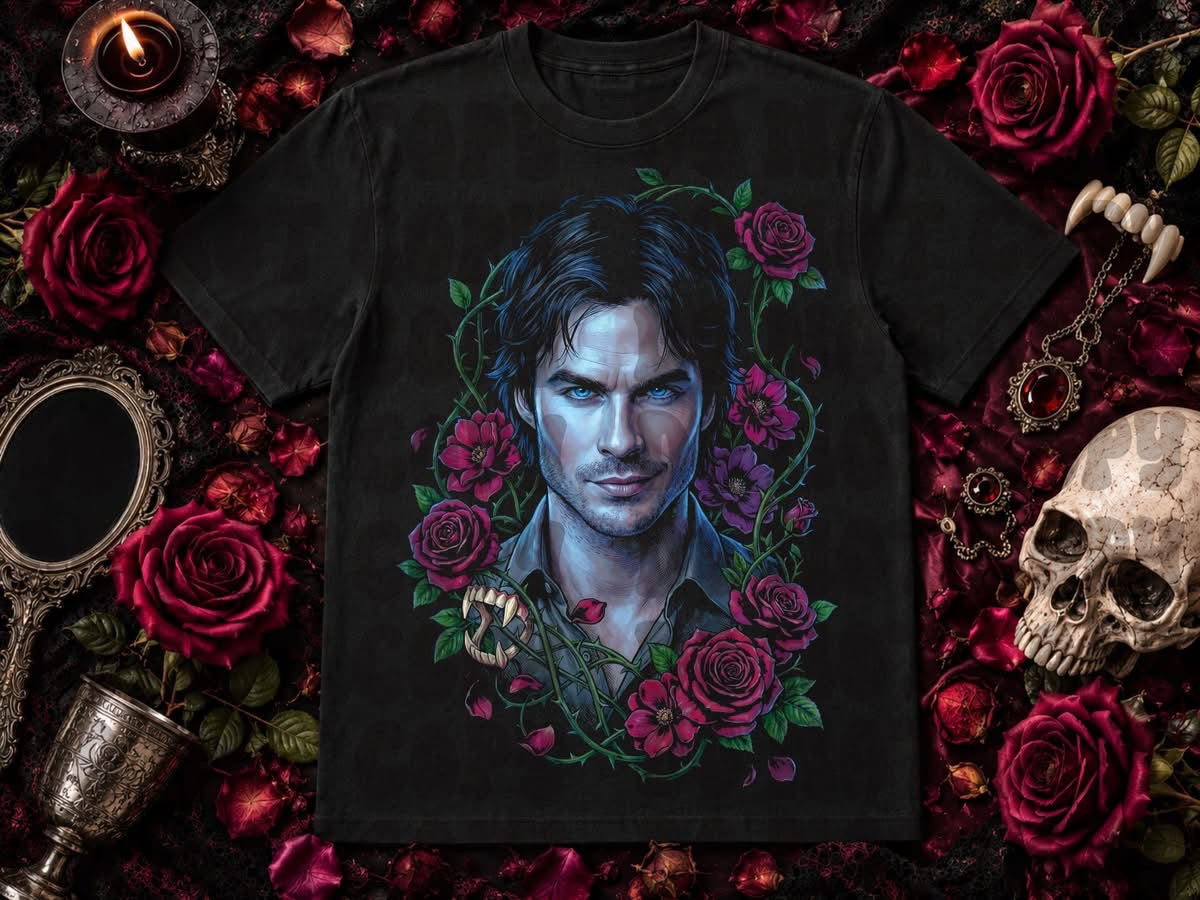 Klaus & Elijah Mikaelson blk tee