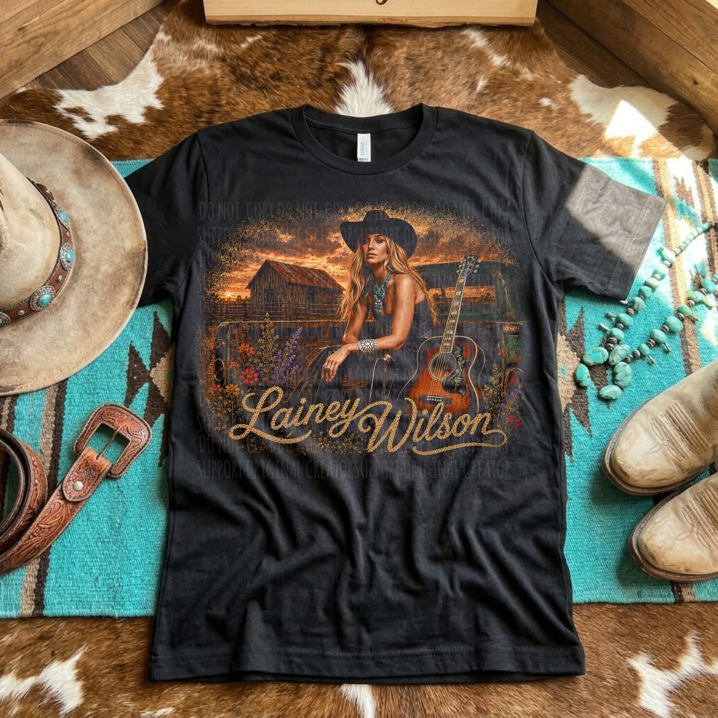 LW Guitar Black Tee