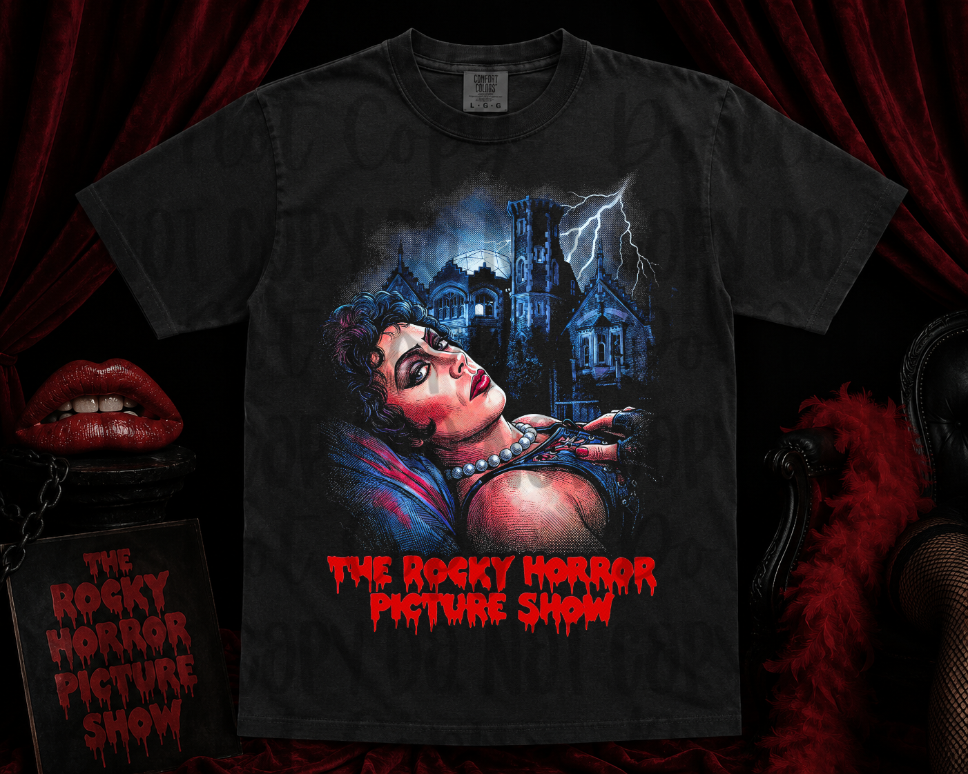 The Rocky Horror Picture Show blk tee