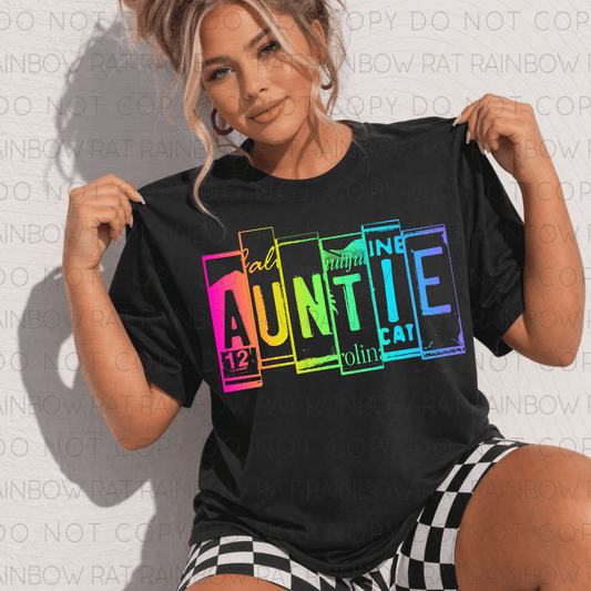 Auntie License Plate