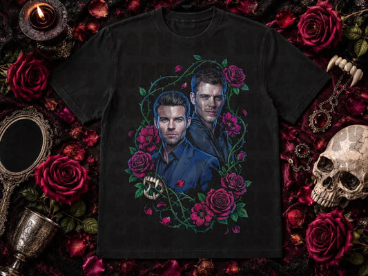 Damon Salvatore blk tee